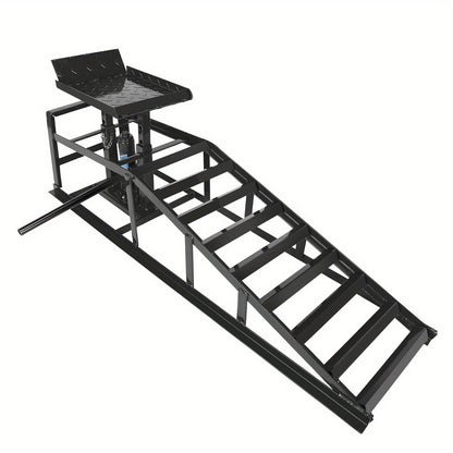 Hydraulic  Ramps 11000lbs 5T Low Profile  Lift Service Ramps Truck Trailer Garage, Height Hydraulic Vehicle Ramps(1 Pack/ 2 Pack)