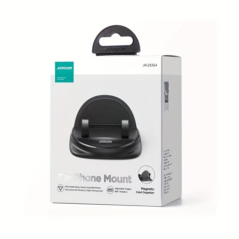 JOYROOM  Phone Holder Mount - Rotatable Dash-Mounted Holders, Non-Slip, ABS,, Heat , Spring-Loaded Grip for iPhone,  & Smartphones