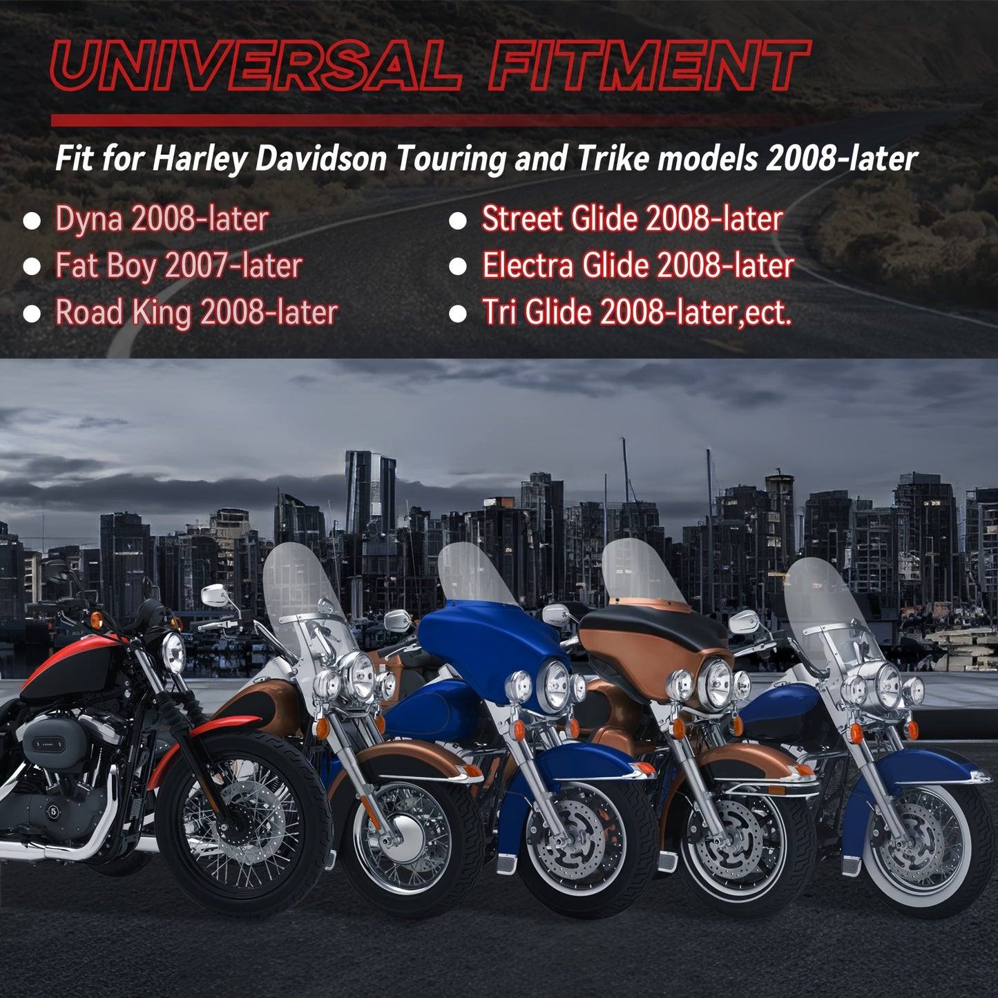 Motorcycle Front Axle Nut Covers CNC Spike Caps 3.6" – Fits Harley Touring Street Glide Road King Electra Glide Tri Glide 2008+, Black & Silver, Pair