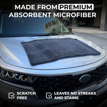 Multipurpose-Car Wash Towel 24'' X 35'' Super-thick Microfiber Towels for Cars Drying Extra Large Super Absorbent Cleaning Cloth Auto Detailing Ultra Soft Lint-Free TWISTED-LOOP DRYING TOWEL Streak-Free 1pc