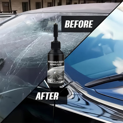 Windshield Repair Kit, 15-Minute Quick Fix, Nano Liquid Stops Spread, DIY And Save $250+. Works On Bullseye, Star Cracks, And Scratches. 2 Options-2-Pack Of Windshield Repair Fluid OR 2 Repair Fluids + 1 Suction Mount. Portable Boxed Set