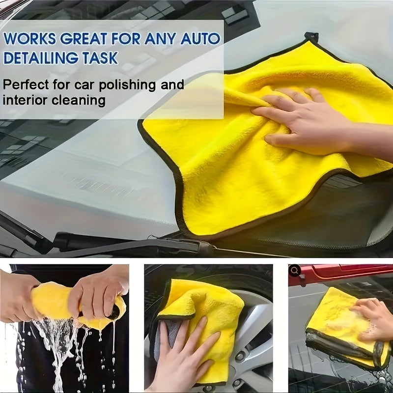 Double-Sided Coral Fleece Microfiber Cleaning Cloths 101-Pack – Ultra-Absorbent Reusable Cloths for Car, Kitchen, Home, Glass & Bathroom