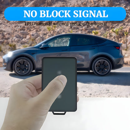 TPU Key Card Holder for Tesla Key Card, Suitable for Model S/X/3/Y Cybertruck Key Card. Key Card Holder Case for Tesla Model 3 for Model Y S/X Soft TPU Full Protection Key Fob Cover Shell Additions Key Chain 2pcs.