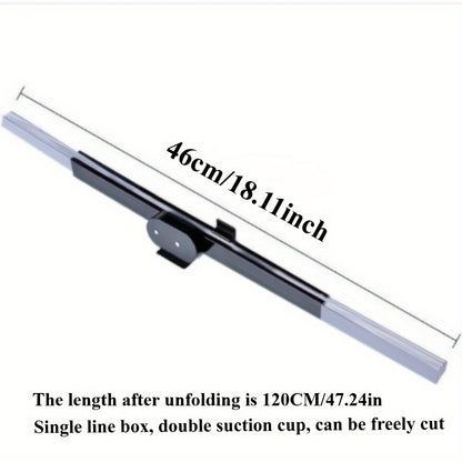 1pc Easy to Install Automatic Retractable Car Sun Visor - Thermal Insulation, Sun Shading, UV Protection, Car Accessory Sun Visor