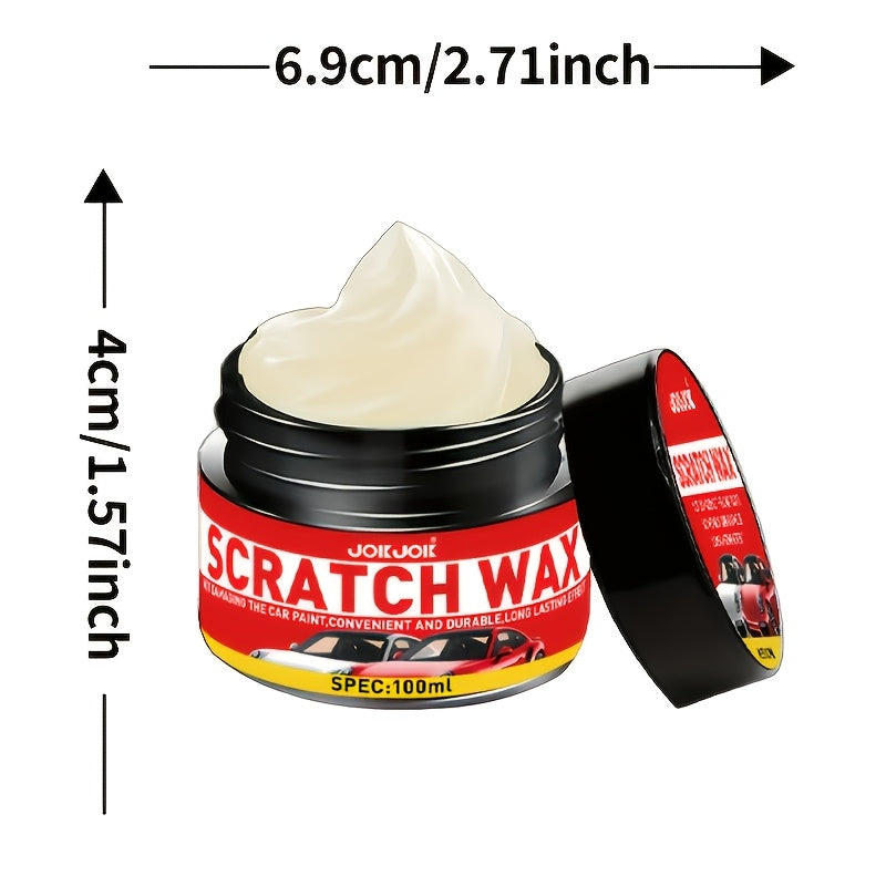 Car Scratch Repair Wax, Upgraded Car Paint Scratch Removal Suit-polishing and Waxing Repair Cream, Recovery Scratch Repair Cream