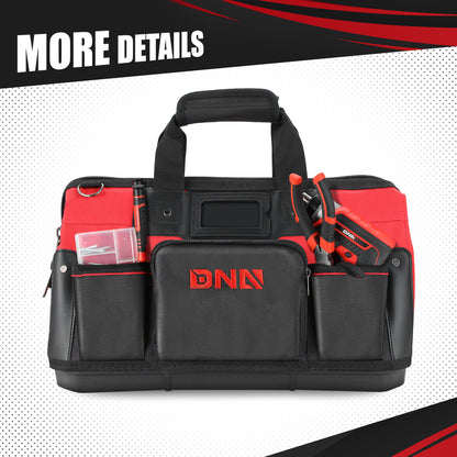 44-Piece Tool Set - Cordless Screwdriver and Household Tool Kit with Canvas Storage Bag for DIY Home Repairing, Gift for Women Girls Ladies