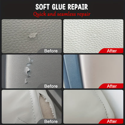 KJM Heavy-Duty & Fabric Repair Glue – Invisible, Washable, No Residue – Strong Adhesive for Car Seat, Sofa, Clothing, Shoe & Jacket Mending – Professional-Grade Instant Fix (No Tools/Easy Application) – Multi-Purpose Glue Stick