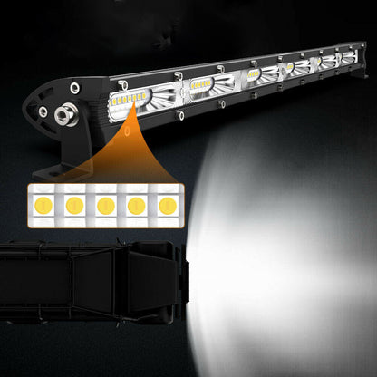 Ultra Slim LED Bar 20 Inch 180W Offroad Light Single Row 12V 24V LED Work Lamp For Auto ATV SUV Tractor Boat Light Bar