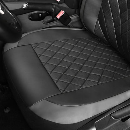 Universal Faux Leather Car Seat Covers Full Set Car Seat Covers Full Set Front Seats And Rear Bench, Universal Fit 5 Seat Covers For SUV, Automotive Truck, for Jeep, for Bmw, Scratch Proof, Car Accessories For Men And Women