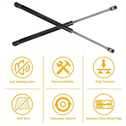 Suitable for 2018-2026 Jeep for Wrangler JL & Gladiator JT 2/4Door-Car Engine Hood Support, Steel Material Car Accessories Quick-Release Hood Gas Spring Strut Replacement Stabilizer Shock Absorber Set Auto Accessories
