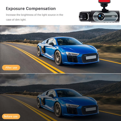 CAMECHO 1080P Dual Camera, Dash Cam For Cars, Front And Inside, Car Camera With IR Night Vision, Loop Recording, Wide Angle Car DVR Camera Optional 3.16 Inch/2inch, Dual Lens Car Dashboard Video Cam.optional No Card/32gb/64gb Memory Card