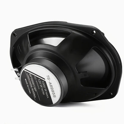 2pcs 6x9 Inch 1000W 5-Way Car HiFi Coaxial Speakers - 600W Total Power, 5.2 Channel Stereo, Stainless Steel Full Range Frequency Speakers for Vehicle Door & Auto Audio, 36V Safe Operation, Car Audio Accessories, Modern Car Stereo, Durable Speaker Casing,