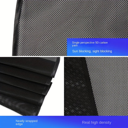 4pcs Magnetic Car Sunshade Curtains - Black Mesh Design for UV Protection, Heat Insulation, And Easy Installation On Windshield Or Window