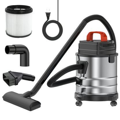 Wet Dry Vacuum Cleaner 5.28–6.6 Gal – High-Power Shop Vac, Super Suction, Efficient Filtration, for Car & Home