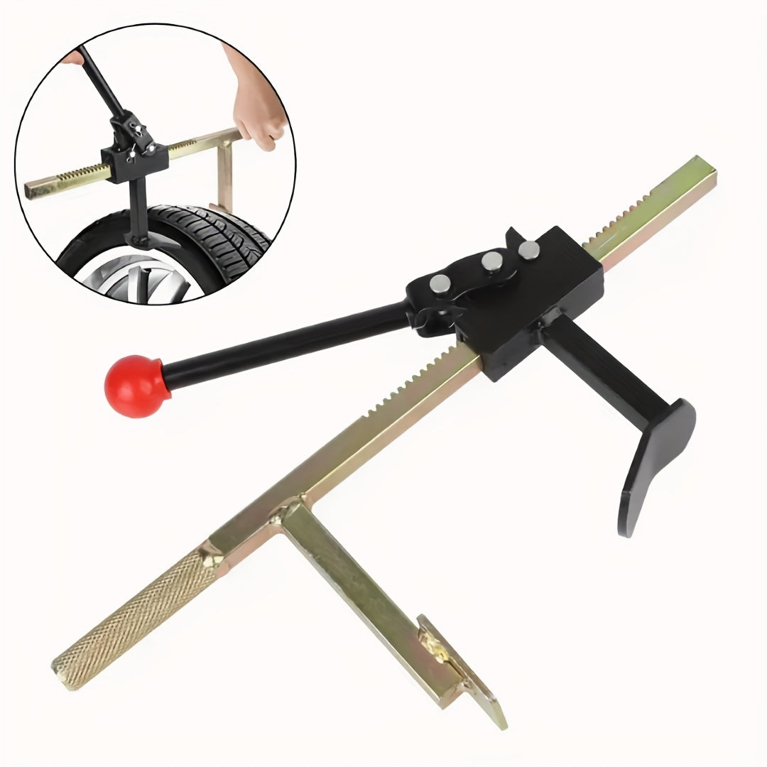 1pc Heavy-Duty Manual Tire Changing Tool - Durable High-Strength Steel, Multi-Purpose with Protection, Easy-to-Use for Tubeless Tires, Ideal for Efficient Tire Removal and Installation