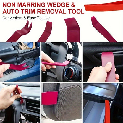 17pcs/22pcs Car Tool Kit Car Repair Tool Kit Portable Automotive Tool Set with Carrying Bag for Cars & Trucks, Without Battery