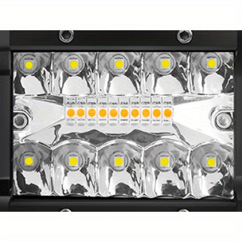 Hitch LED Lights, 4 Inch LED Work Light Pods with 2.5 Inch Towing Hitch Mount Brackets for Truck Trailer SUV Pickup Fit Dual Led Off-Road Driving Hitch Light Bar, Without Battery