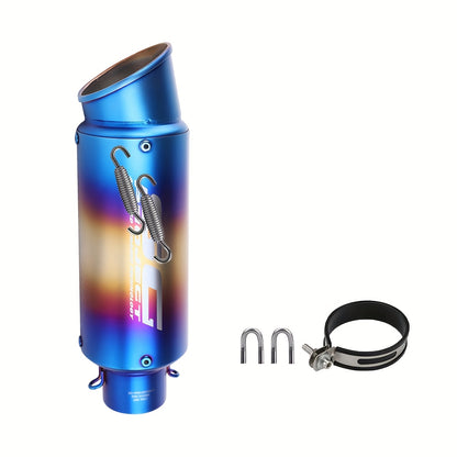 ANMIEN Sturdy Motorcycle Exhaust Pipe - 51/60Mm Diameter, Made of Stainless Steel, Compatible with NMAX 125/155, for Suzuki GSX650F, GSX1250, GSX650R, Motorcycle Exhaust, Enhances Vehicle Performance, Stylish Exhaust Design