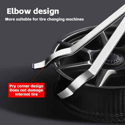 Professional Heavy Duty Metal Tire Pry Bar with Non Slip Rubber Handle Tire Removal Tool for Efficient Car Maintenance Home Garage and Auto Repair Safe Tire Replacement Sturdy Tool Design Durable Construction