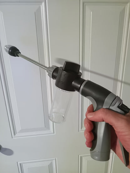 Portable Wash Spray Gun Enhanced Water Flow Easy Grip Christmas New Year Handy Item for Car Wash & Garden Use