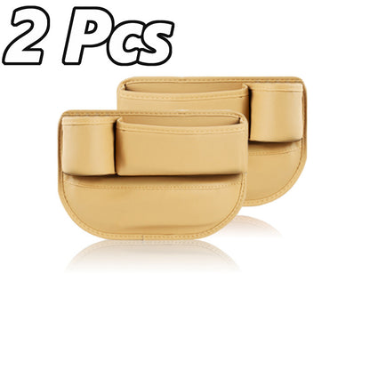 1 Set Universal Car Seat Gap Organizer - Multifunctional Storage Box with Pocket, Wallet, Keys, Card, Cup, and Phone Holder for Auto Interior Accessories