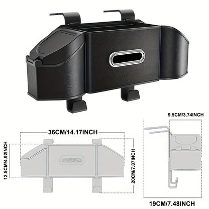 Automotive Backseat Organizer - Premium Car Back Seat Storage Box for Efficient Organization And Clutter-Free Travel