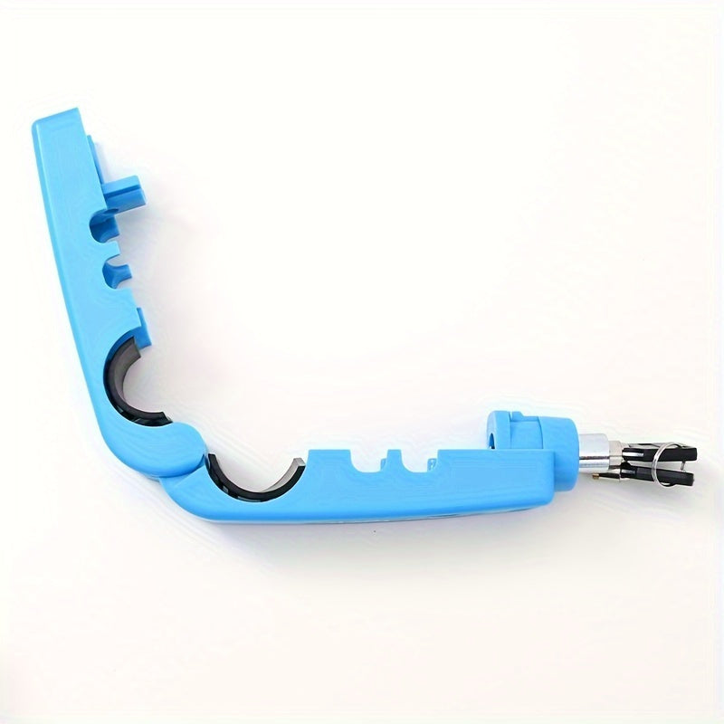 Anti-Theft Bike Lock Motorcycle Handlebar Lock, Heavy Duty ABS Portable Bicycle Lock for Scooter E-Bike, Compact Lightweight Security Lock with Reflective Strips