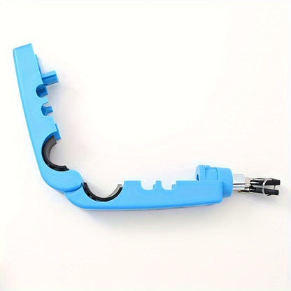 Anti-Theft Bike Lock Motorcycle Handlebar Lock, Heavy Duty ABS Portable Bicycle Lock for Scooter E-Bike, Compact Lightweight Security Lock with Reflective Strips