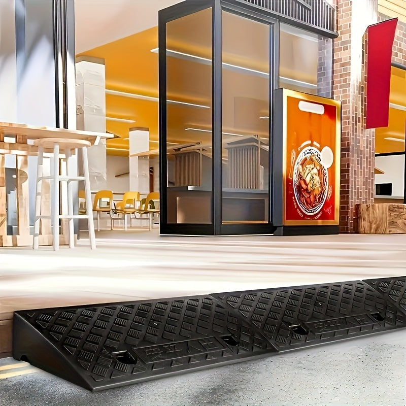 2pcs Car Sidewalk Ramp - Portable Threshold Ramp, Suitable for Sidewalks, Cars, Wheelchairs And Pet Mowing - Ideal for Homeowners And People with Mobility Issues - Outdoor Use - Great Gift for Seniors And Pet Owners