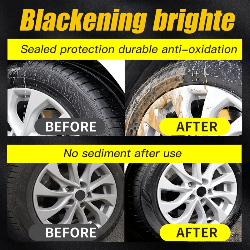 Car Plastic Part Restorer, Black Interior Trim Polishing Wax, Aging Prevention Refurbishment Agent, Repair Plastic Scratches, Tire Shine Paste, Leather Sofa Seat Care Cream, Suitable for All Car Interiors and Exteriors