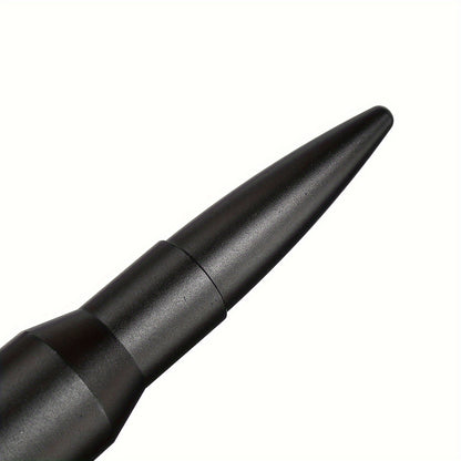 Universal 50 Cal Bullet Antenna for Truck | Compatible with Chevy Silverado, for Ford Bronco F150, for Ram 1500, for GMC Sierra, for Jeep for Wrangler, for Toyota Tundra | Black 5.3 Inch, Aluminum Alloy Material, Without Battery