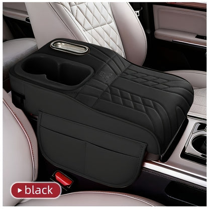 1 Car Center Console Tray with Raised Design, Tissue Box and Cup Holder, Multi-Color Options, Storage Mat, Includes a Gift Card
