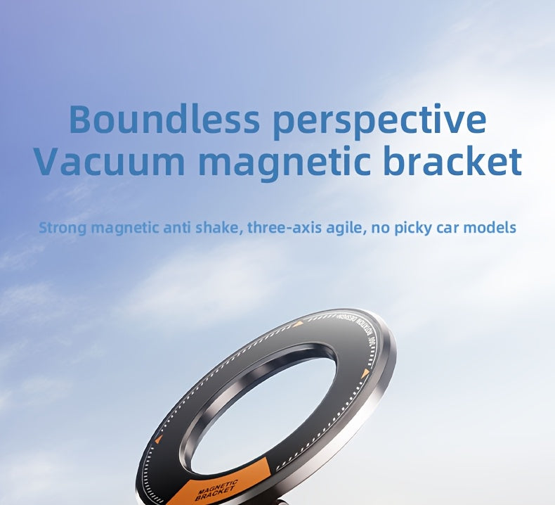 Magnetic Car Phone Holder [78+LBS Strongest Suction And 2400gf Strongest Magnetic Force] 360° Adjustable Car Phone Holder, Car Phone Holder for I Phone 16 Pro Max 15 14 13 12 Plus (Aluminum Alloy)