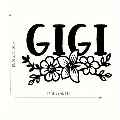 A Fun-Filled Gigi Car Sticker Happiness Is a Sign of Gigi