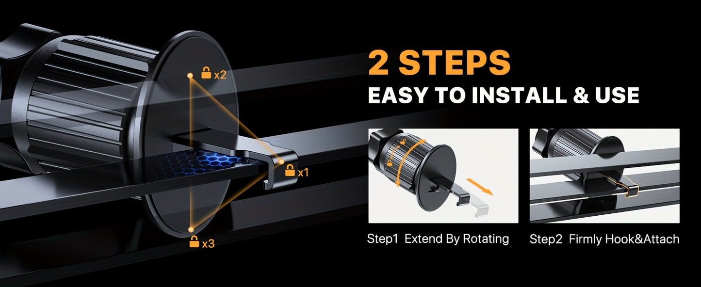 for Magnetic Car Mount Charger, 15W Fast Charging Magnetic Wireless Car Charger, Air Vent Car Phone Holder Charger Only Fit for iPhone 17 Pro Max/16/15/14/13/12 Series And Phones with Magnetic Cases(Note: Not Include Metal Rings)