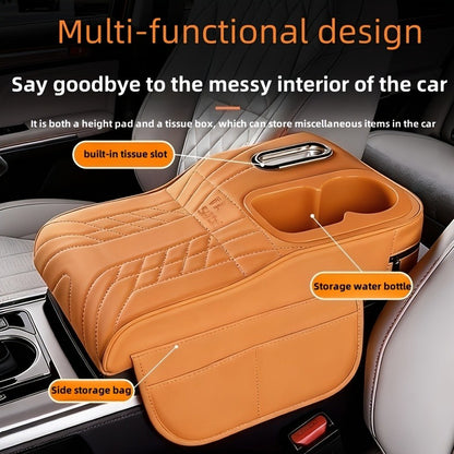 1 Car Center Console Tray with Raised Design, Tissue Box and Cup Holder, Multi-Color Options, Storage Mat, Includes a Gift Card