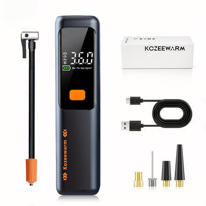 Cordless Tire Inflator 150PSI Portable Air Compressor with USB-C Charging & 3X Quick Inflate for Car Motorcycle Bicycle – One-Button Smart Pump