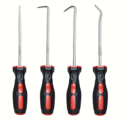 A Set of 4 Or 6pcs Including Pick And Hook Tools, Oil Seals, O-Rings, Seal Gaskets, And Pullers for Car And Bicycle Maintenance. Great for Gifting