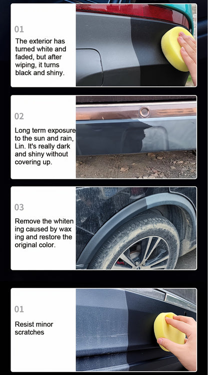 150G/5.29Oz Complete Car Revitalization Set: Restore Plastic, Enhance Interior Shine, Tires & Fix Discoloration - Suitable for Halloween Treats, Christmas Presents