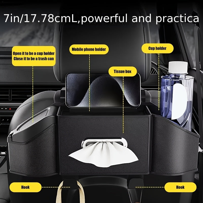 Automotive Backseat Organizer - Premium Car Back Seat Storage Box for Efficient Organization And Clutter-Free Travel