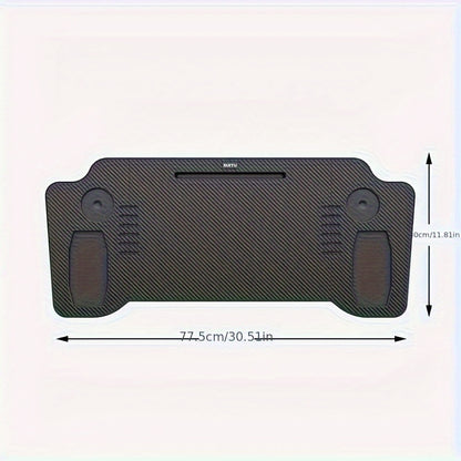 Foldable Car Desk – Portable ABS Work Table for Driver & Passenger, Fits Tesla Model Y/3 & Most SUVs, Perfect for Work, Dining & Studying