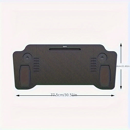 Portable Foldable Car Desk- Suitable for Drivers and Passengers, for Tesla Y-3 Accessories, ABS Material- Perfect for Work, Dining, and Studying,, Fold Up Auto Work Table for Garage& Outdoor Use with Workspaces