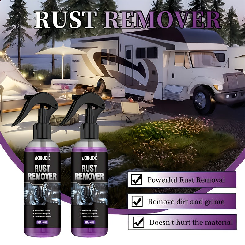 Versatile Car Rust Prevention Solution Featuring a Matte Sponge Applicator, Oxidation Conversion Spray, Requires No Power, Ideal for Safeguarding Car And RV Components, Liquid Format, Efficiently Removes And Repairs Rust