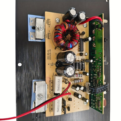High Power 12V 1000W Car Audio Amplifier Board Powerful Subwoofer Bass Amplifier High Power 1000W Car Subwoofer Amplifier - RMS 600W, Supports 8Inch, 10Inch, 12Inch Speakers, Ultra Low Distortion(0.01%), 12V High Performance Audio Board