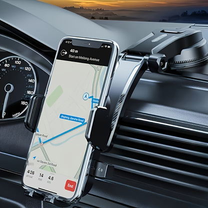 An Upgraded Version of a Chic Model Car Phone Holder That Can Be Adjusted for Both Horizontal And Vertical Positions. This Universal Suction Cup Holder Is Stable for Car Navigation And Fits All Mobile Phones, Making It Perfect for Your Car Dashboard