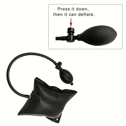 Professional Auto Tools Auto Emergency Repair Tool Kit with Thin Rod Wide Rod S-S-Hook Air Wedge Bag Pump Car Opening Kit Car Lock Tool Kit Ideal for Automotive Enthusiasts and Home Repair, Without Battery