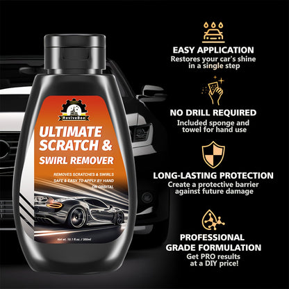 3 Bottle (30.3 Fl.Oz) Car Scratch & Swirl Remover - Restore Shine & Gloss, Professional Results by Hand Or Machine - Pro Grade Paint Cleaner, 2/1 Bottle