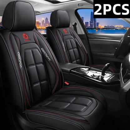 1pc, 2pcs, 5pcs, Advanced Faux Leather Car Seat Cover, Imitation Faux Leather Car Seat Cover, Protective Seat Cover, Suitable For Cars, SUVs, Vans And Trucks, Dirt-resistant, Send Gifts To Relatives