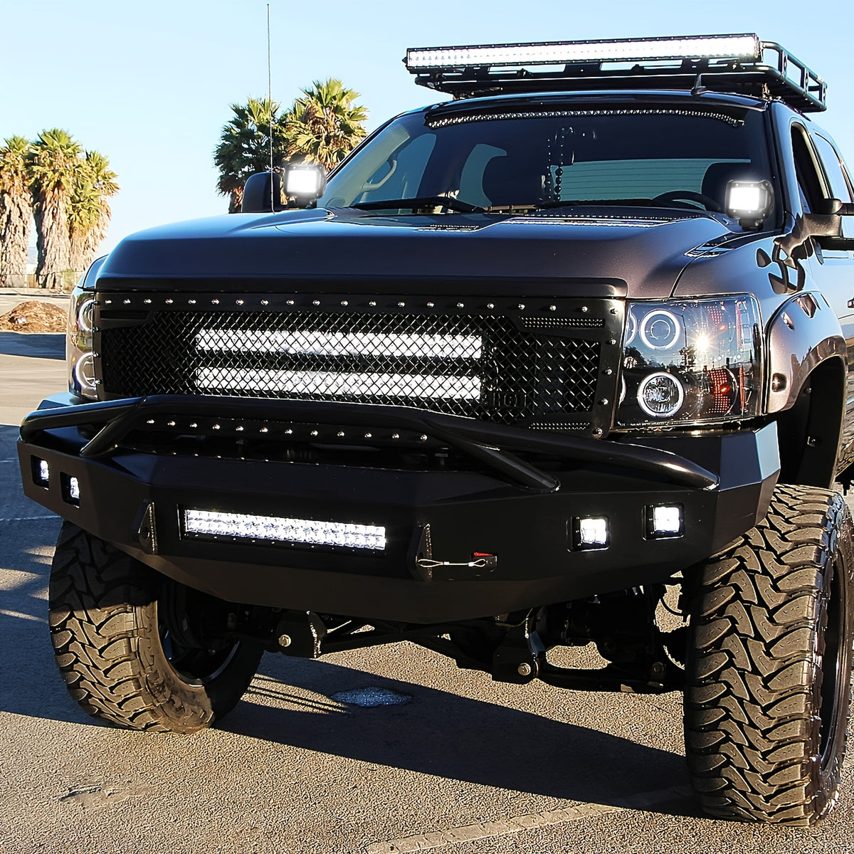 LED Light Bar Combo Kit 20" 126W + 4pcs 4" 18W Pods, Off-Road Work Lights for Jeep Wrangler Truck Boat Tractor Trailer, 500-800 Lumen, 36V, Wiring Harness Included