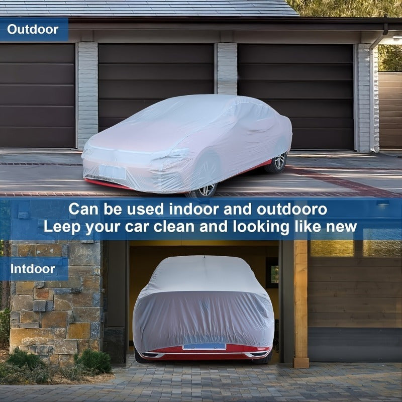 Universal Waterproof Car Cover-Full Car Cover. Uv-Proof, Rain-Proof, Dust-Proof, Snow-Proof And High Temperature-Resistant PEVA Materials, Four-Season Vehicle Protection, Auto Parts, Car Cover | Fashion Car Cover